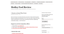 Desktop Screenshot of motleyfoolreview.com